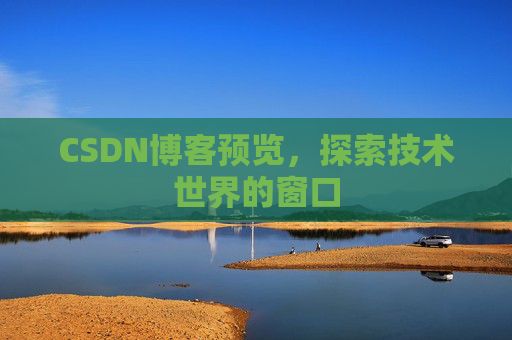CSDN博客预览，探索技术世界的窗口